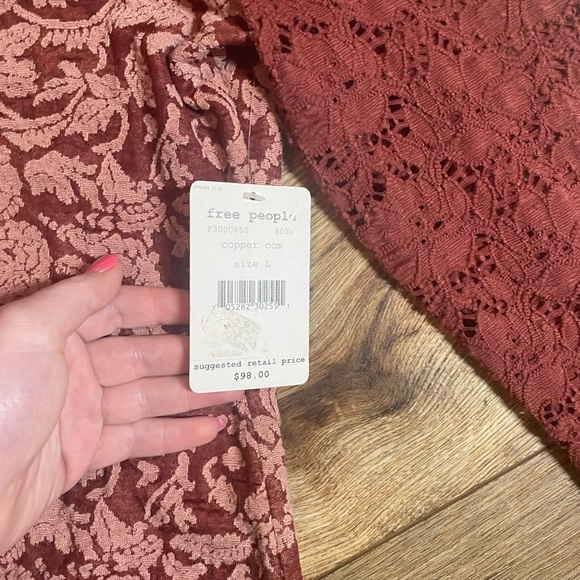 Free People Love You To Pieces dress is a floral, lace bodycon mini dress - Picture 7 of 9